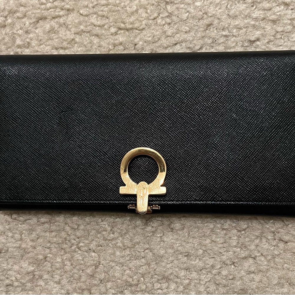 Salvatore Ferragamo Gancini Long Wallet